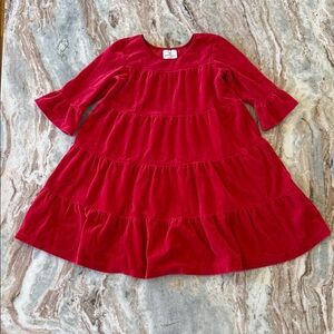 Hanna Andersson Love 2 Twirl Vibrant Red Dress